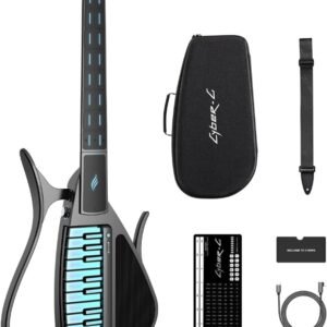 MusicalLuxury CYBER-G Stringless Smart Guitar with 20 Instrument Sounds